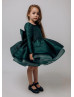 Long Sleeves Glitter Knee Length Flower Girl Dress